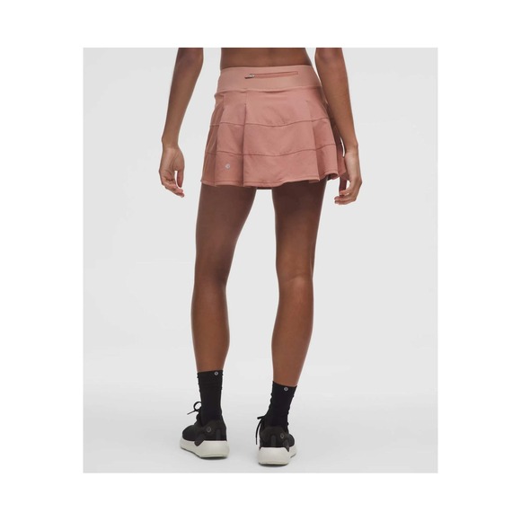 Lululemon Women's Peach Pink Pace Rival Tennis Golf Running Skirt Size 14 - Picture 2 of 10